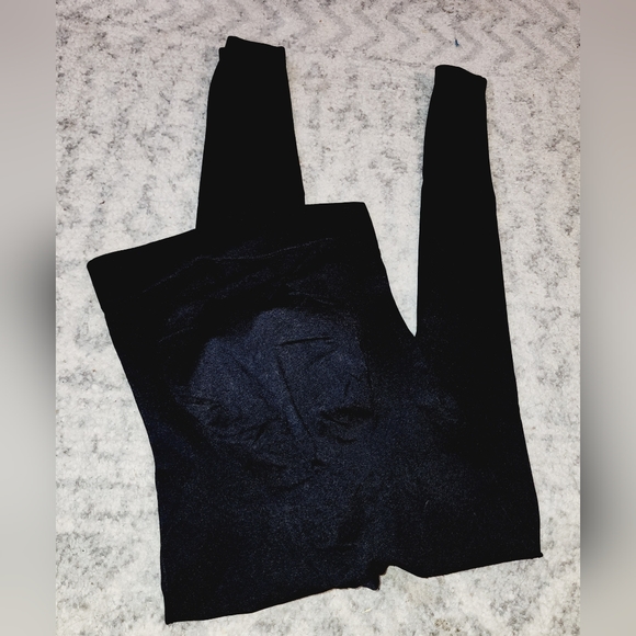 BLANQI EVERYDAY Black Maternity Belly Support Seam Free Smoothing Leggings S - Picture 4 of 10